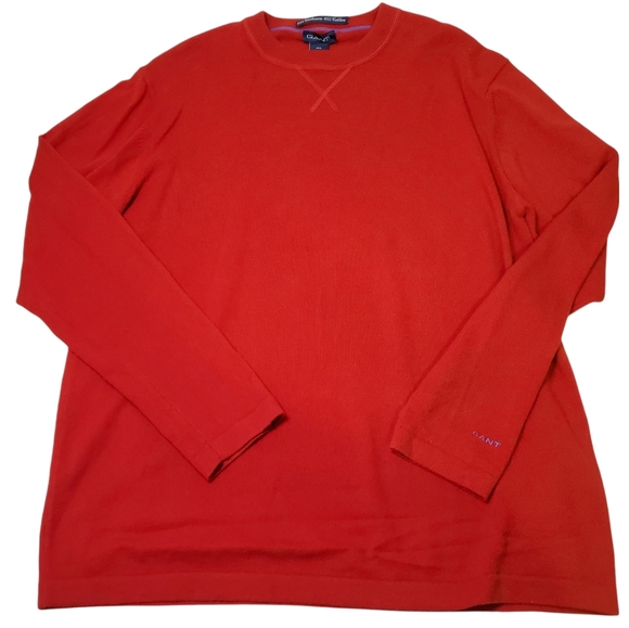 Gant Other - GANT | Men's apple-red long-sleeve cashmere-blend sweater. Size XL.